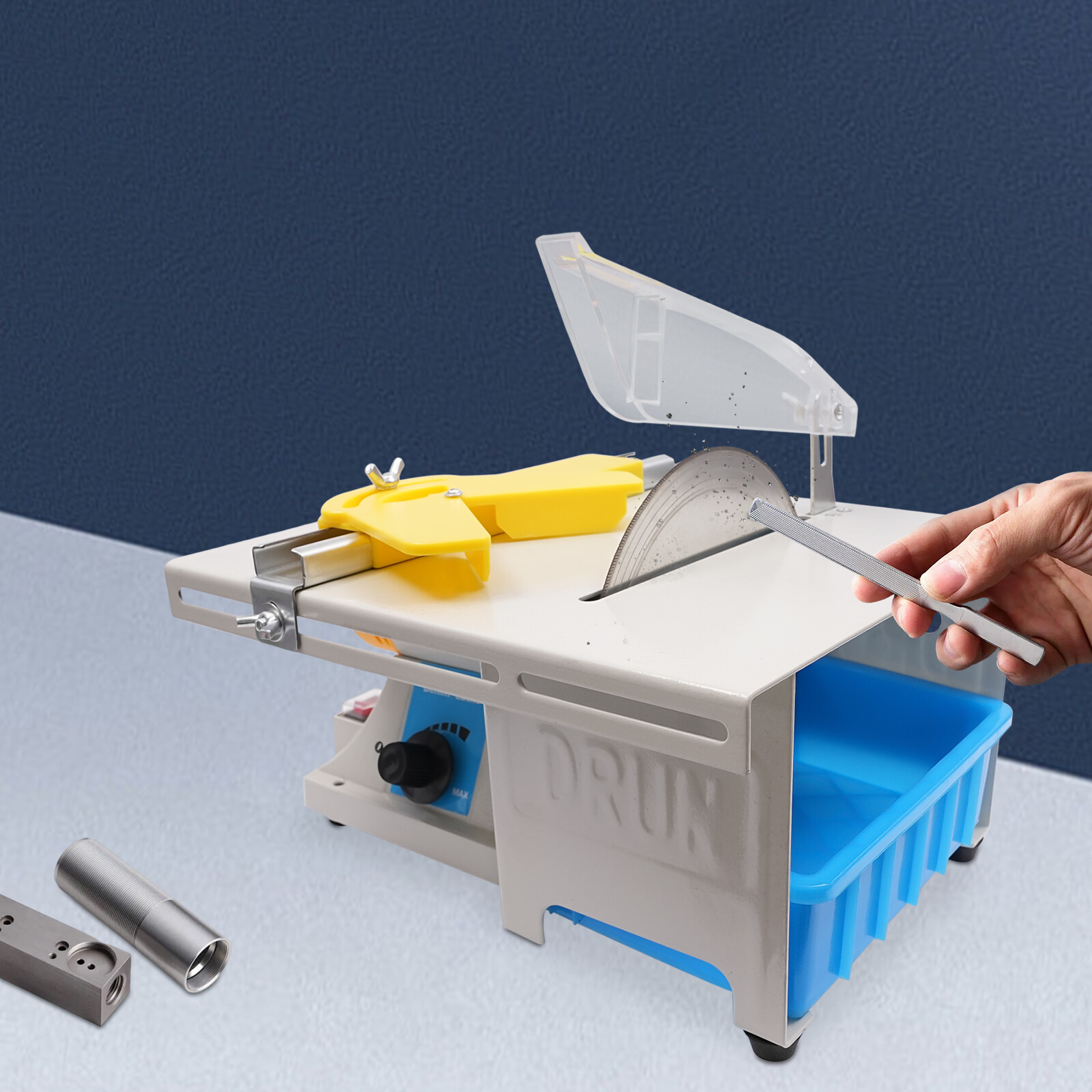 Multifunction Mini Table Saw Woodworking Lathe Electric Polisher Grinder Cutter - Image 2