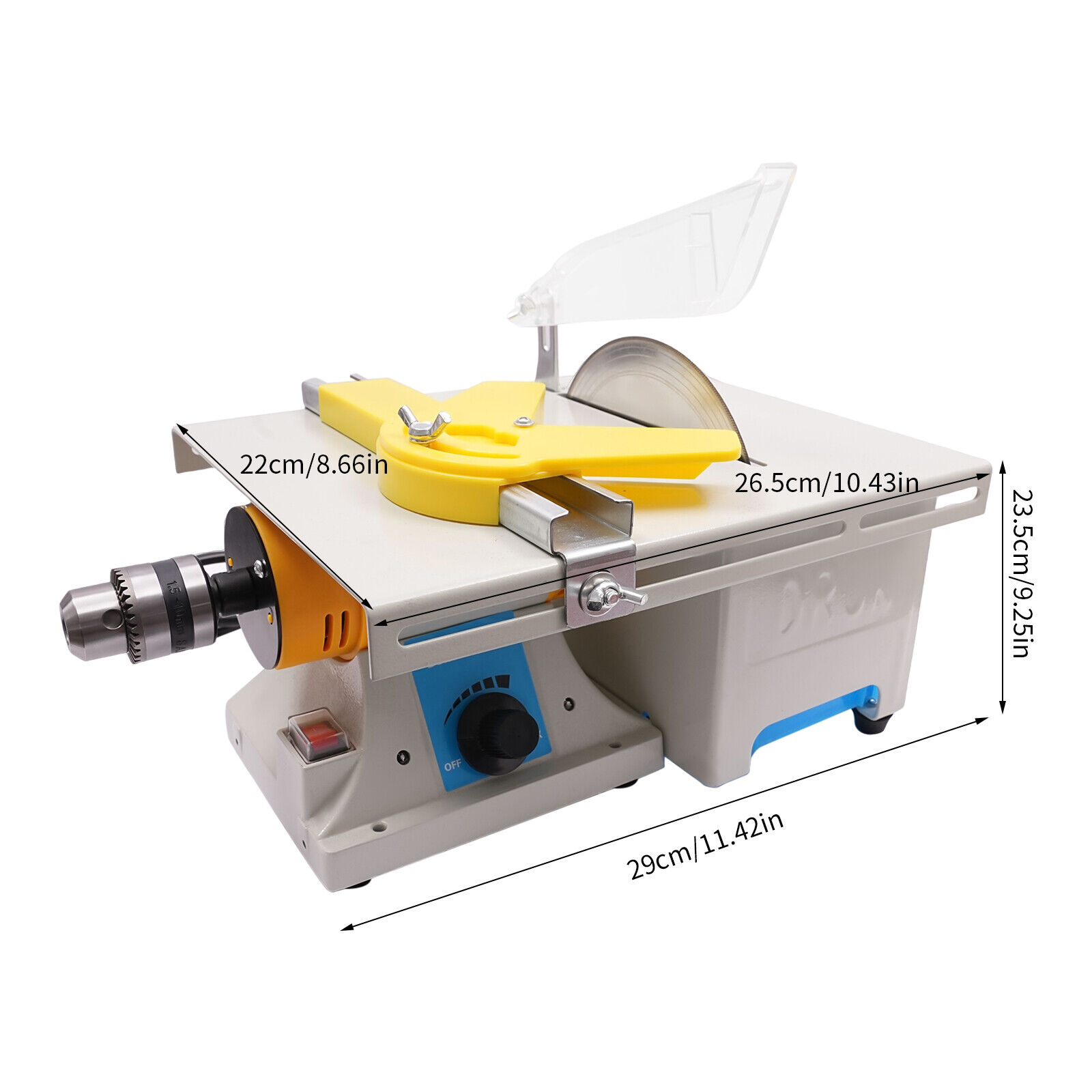 Multifunction Mini Table Saw Woodworking Lathe Electric Polisher Grinder Cutter - Image 5
