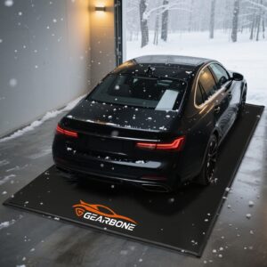 Containment Mat for Garage Floor 7’9” x 16’ – Heavy-Duty