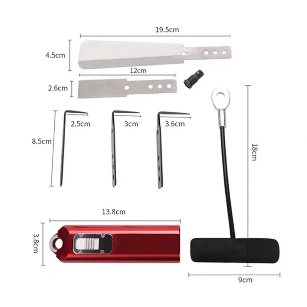 Windshield Removal Tool Car Windscreen Quick Release Cold Glass Remove Tool Kit - Image 5