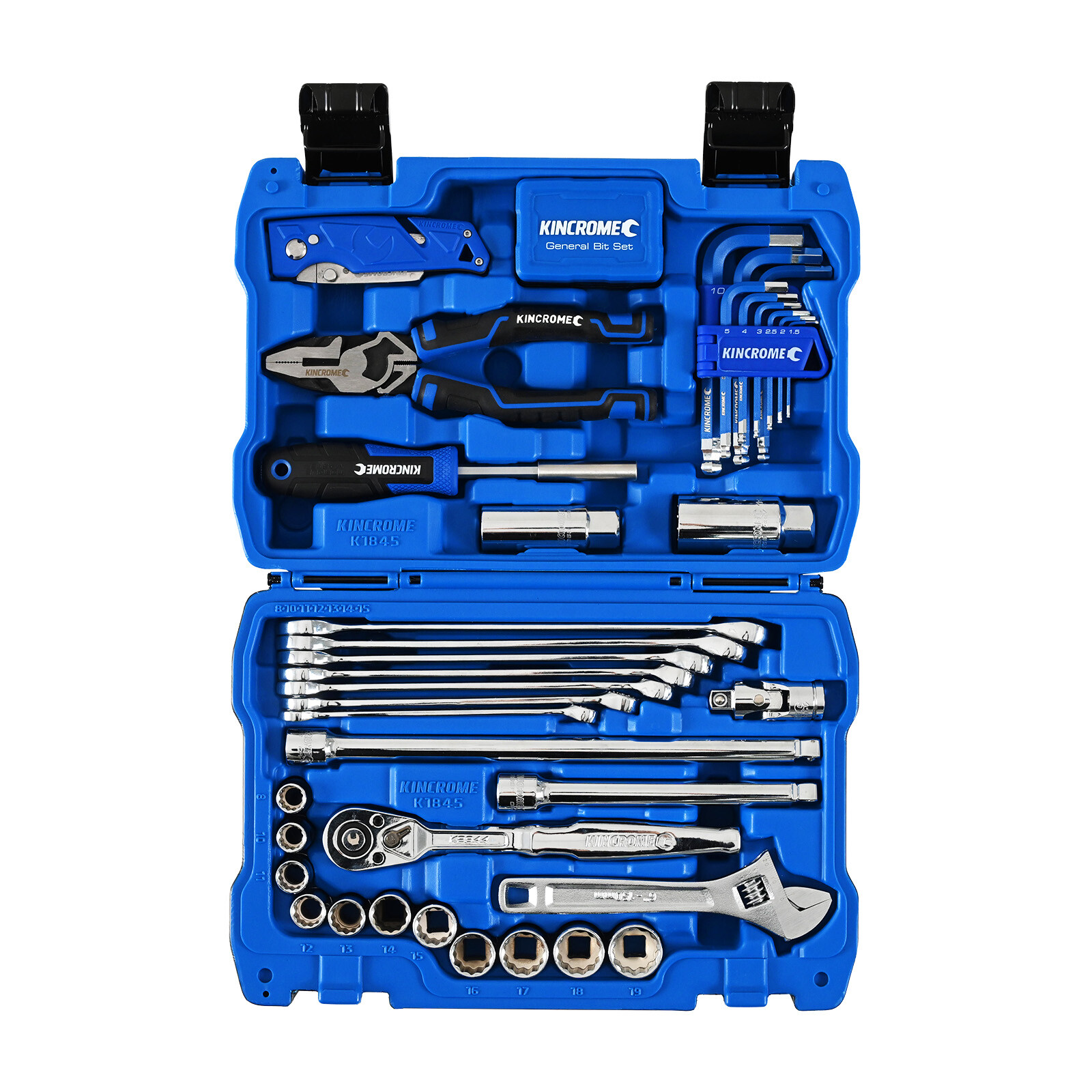 Kincrome 70 PC 3/8" Drive Socket Set Metric Portable Automotive Tool Kit K1845 - Image 2