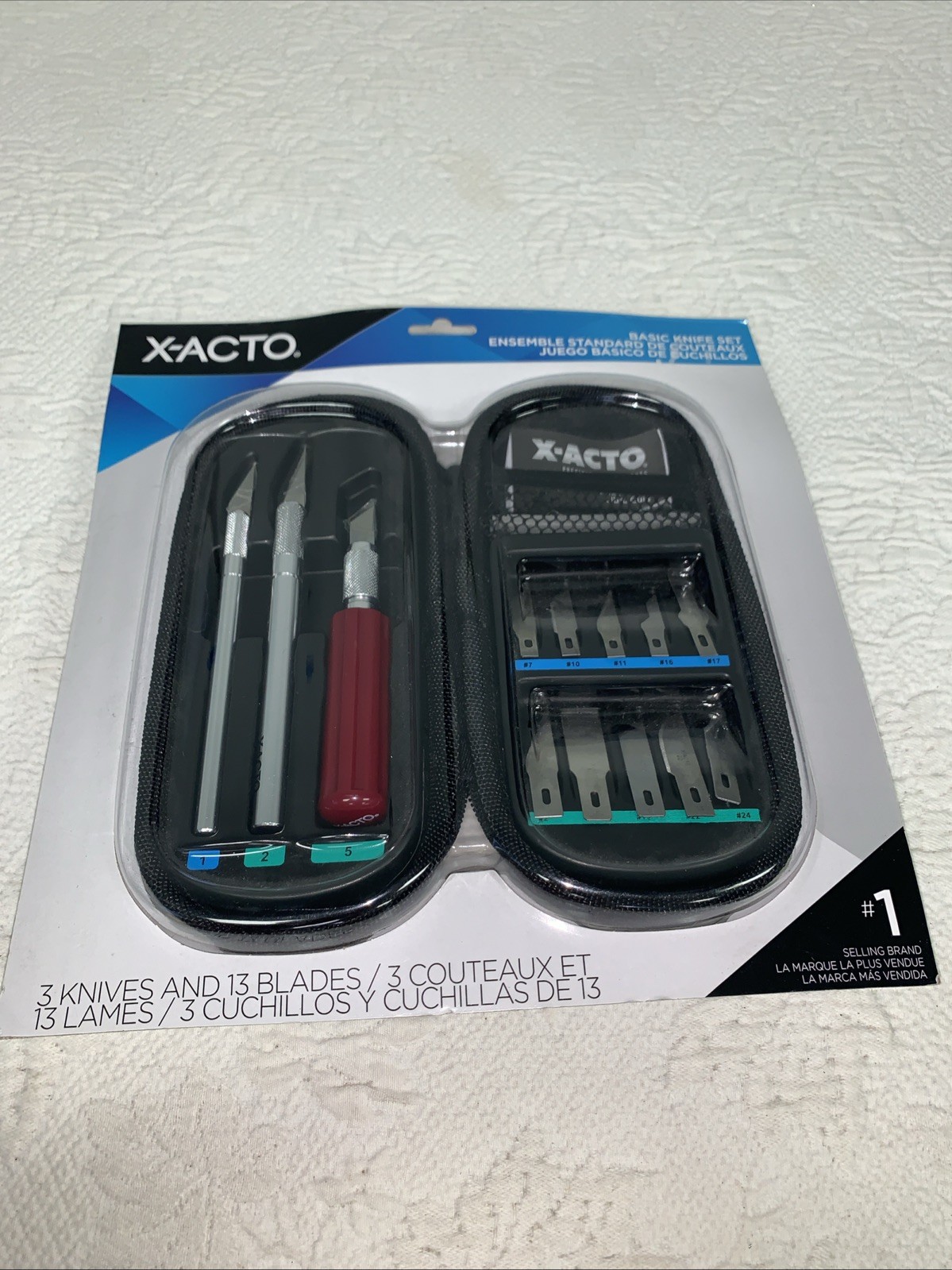 X-Acto X5285 Basic Knife Set Soft Case Kit for Hobby Models Trains Crafts