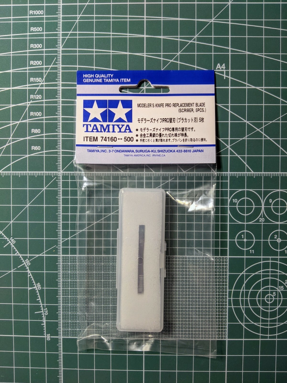 Tamiya Modeler's Knife PRO Replacement Blade (SCRIBER, 5pcs) 74160 - Image 2