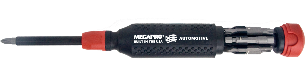 Megapro Automotive Multi Bit Screwdriver Phillips Flat Torx Valve Tool 1/4 Drive - Image 5