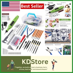 Complete 108-Piece Model Crafting and Repair Tool Set