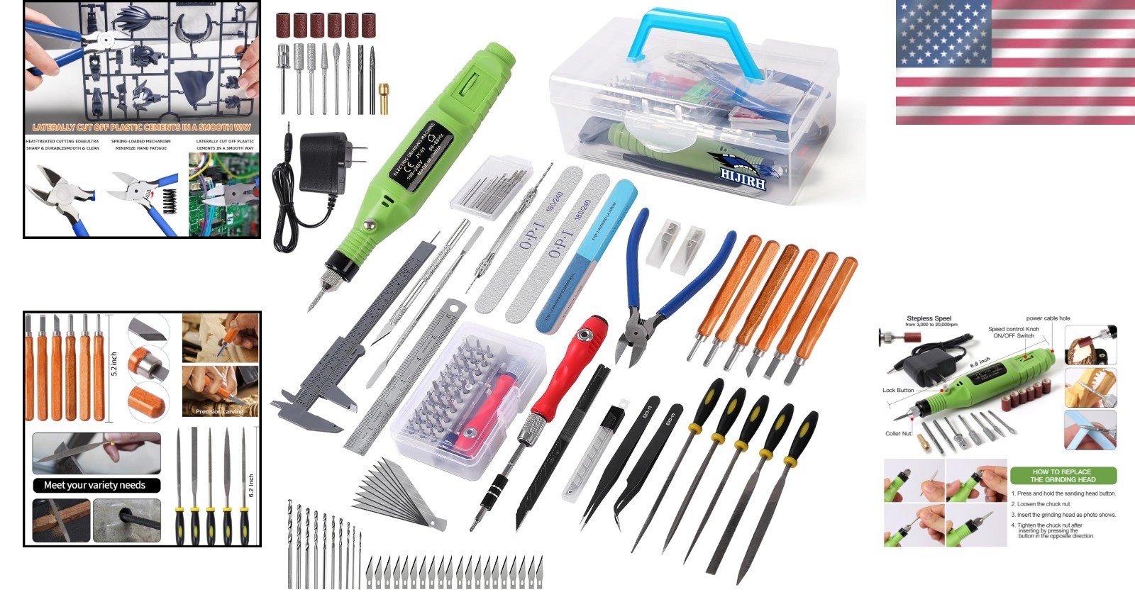 Complete 108-Piece Model Crafting and Repair Tool Set - Image 2