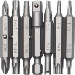 Megapro Automotive Screwdriver Replacement Bit Set Phillips Torx Valve 151AUTO