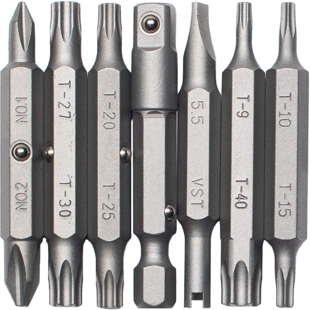 Megapro Automotive Screwdriver Replacement Bit Set Phillips Torx Valve 151AUTO