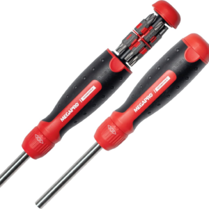 Ratcheting Multi-Bit Compact Automotive Screwdriver Set for Easy Repairs
