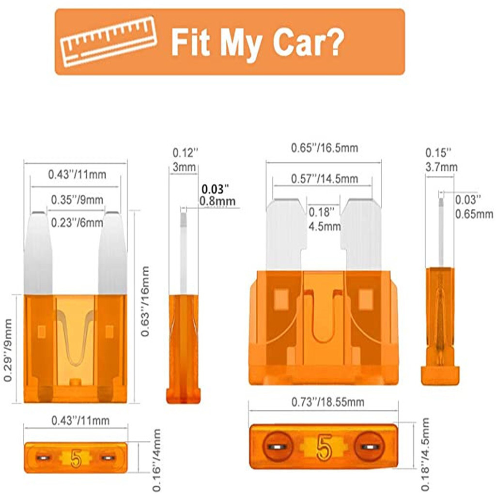 300Pcs Car Blade Fuse Assortment Assorted Kit Blade Set Auto Truck Automotive - Image 4