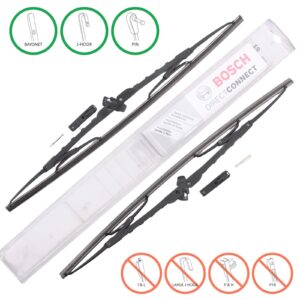 2 Bosch Automotive 40519 Direct Connect Windshield Wiper Blades 19" Conventional