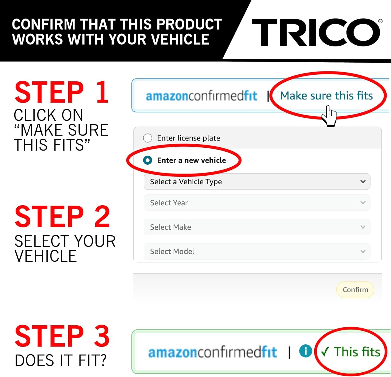 TRICO Gold 22" + Premium Automotive Replacement Windshield Wiper Blades... - Image 2