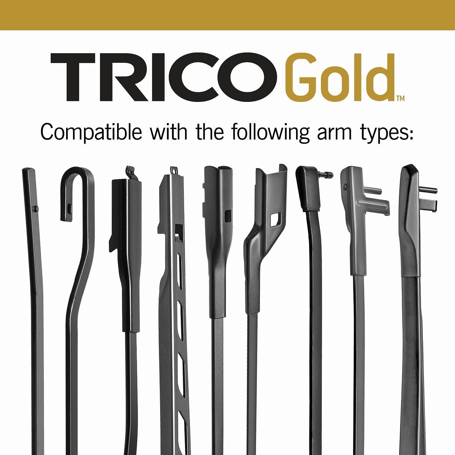 TRICO Gold 22" + Premium Automotive Replacement Windshield Wiper Blades... - Image 5