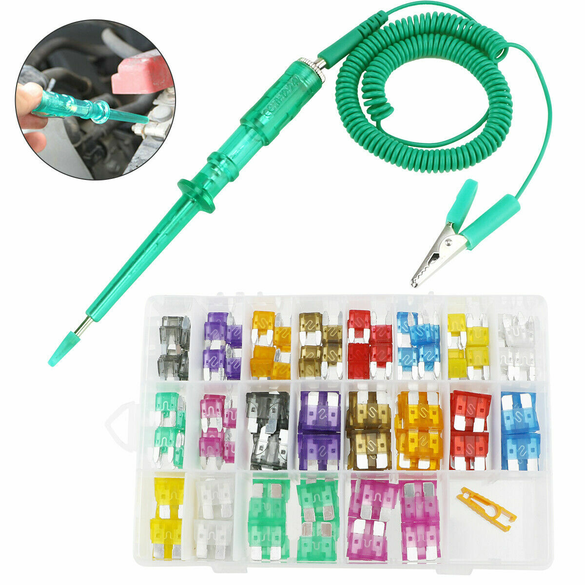300 Pcs Car Blade Fuse Assortment Assorted Kit Blade Set Auto Truck Automotive - Image 4