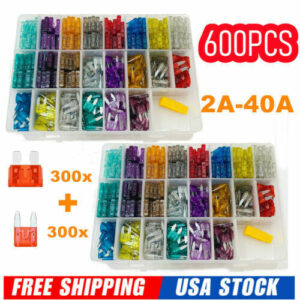 1200X Car Blade Fuse Assortment Assorted Kit Blade Set Auto Truck Automotive