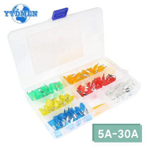 Kit de fusibles de hoja automotriz de 120 piezas para automóvil camión 5A-30A surtido - juego de fusibles pequeños-