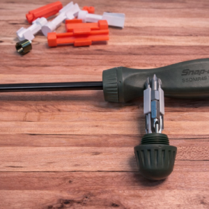 Snap-On SSDMR4B Ratcheting Screwdriver Bit Holder (3D Printed) - Holds 6 bits