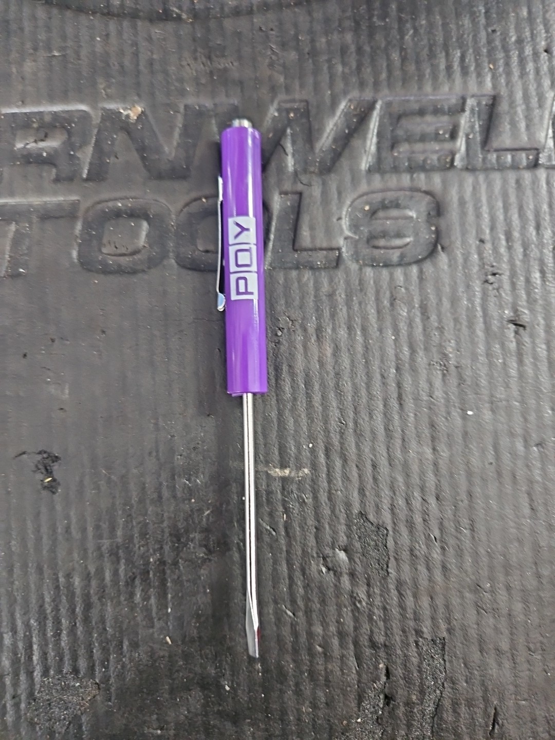 5Pcs Pocket Screwdriver Strong Magnet Flat Blade Purple PQY Automotive Mechanics - Image 2