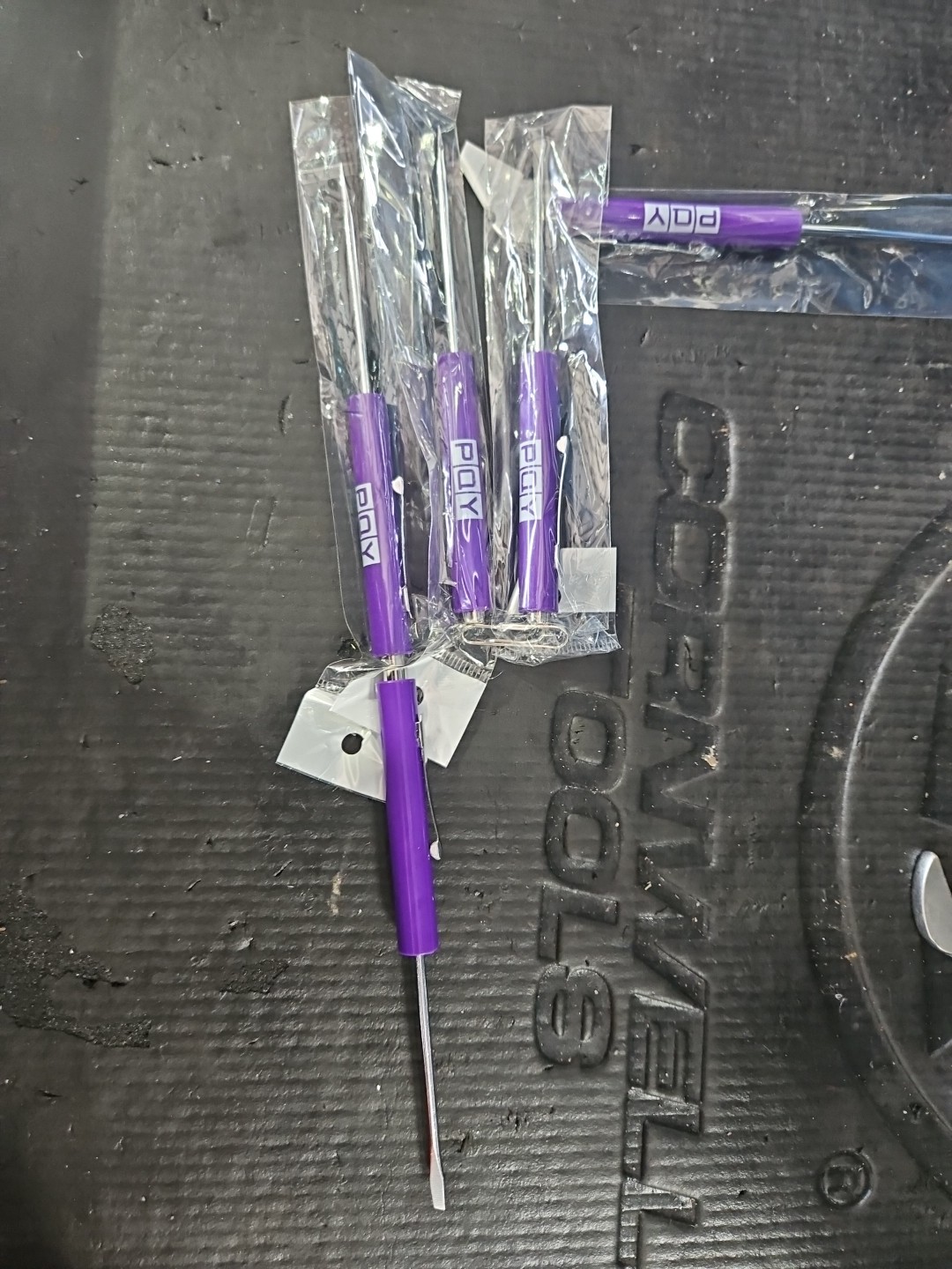 5Pcs Pocket Screwdriver Strong Magnet Flat Blade Purple PQY Automotive Mechanics - Image 5