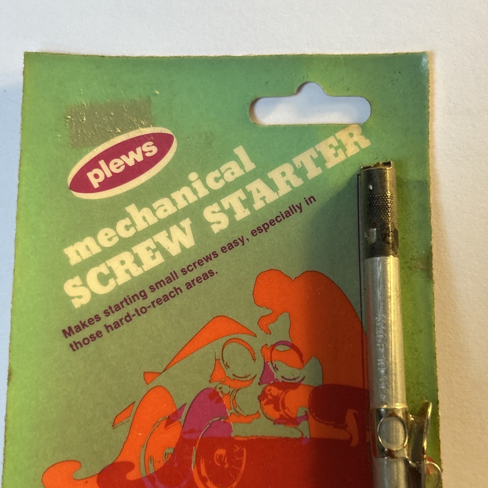 Magnetic Slotted Screw Starter Tool Plews #72-875 NOS Made in The USA - Image 2