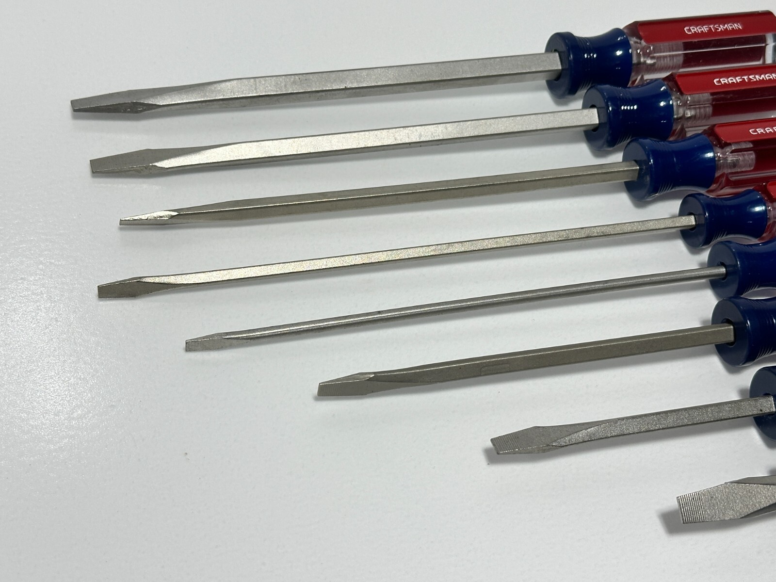NOS Craftsman USA WF 11pc Phillips & Flat Slotted Screwdriver Set, New-Old-Stock - Image 5
