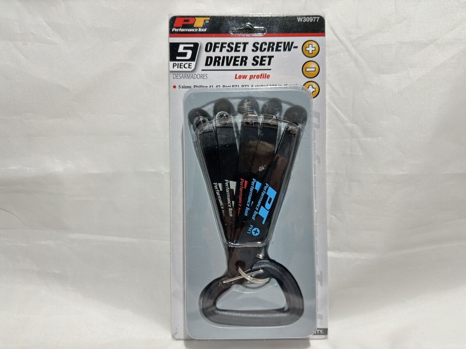 Performance Tool W30977 Low Profile Offset Screwdriver Set