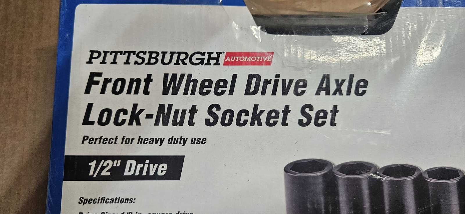 Pittsburgh Automotive Metric Front Wheel Drive Axle Lock-Nut Socket Set 7. 62842 - Image 2