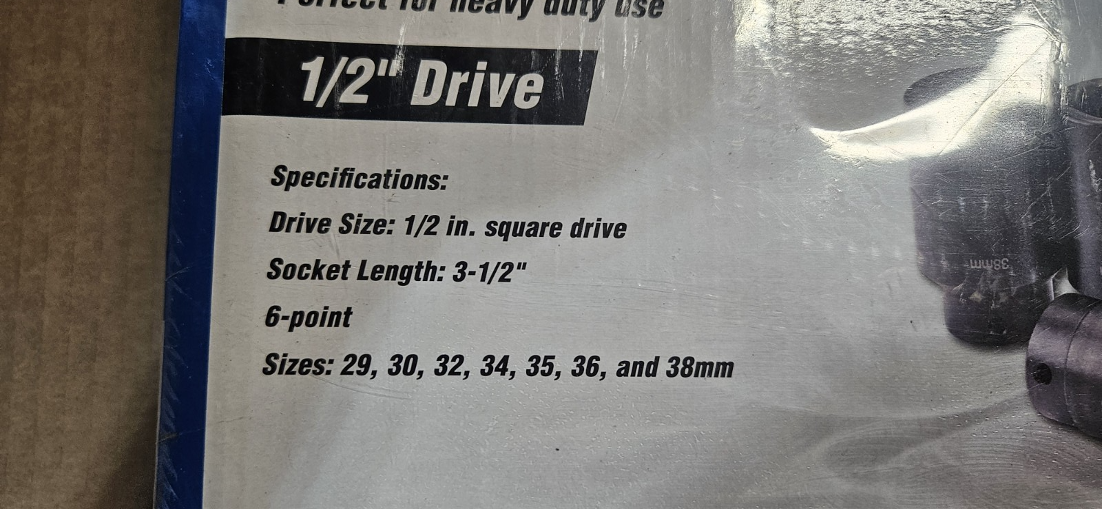 Pittsburgh Automotive Metric Front Wheel Drive Axle Lock-Nut Socket Set 7. 62842 - Image 3
