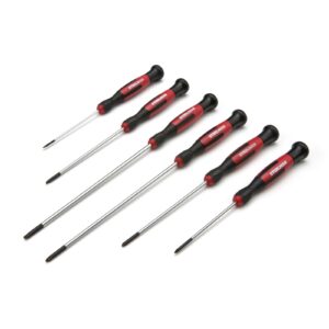 Steelman 6 Piece Long Phillips and Flat Head Precision Screwdriver Set 41776