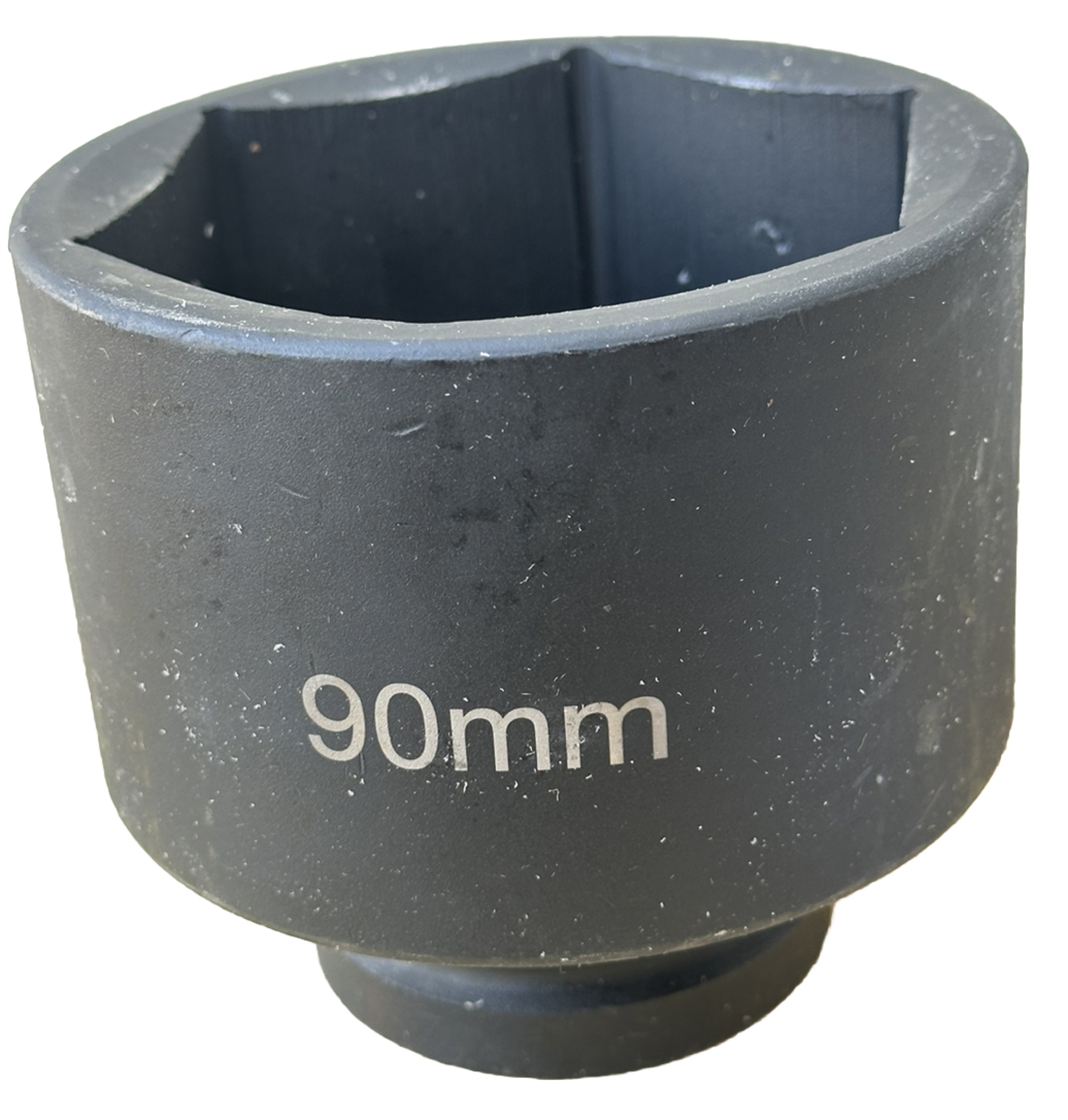 1” Drive 90mm Shallow Jumbo Impact Socket 6pt Cr-Mo Machinery Lug Nuts Removal - Image 2