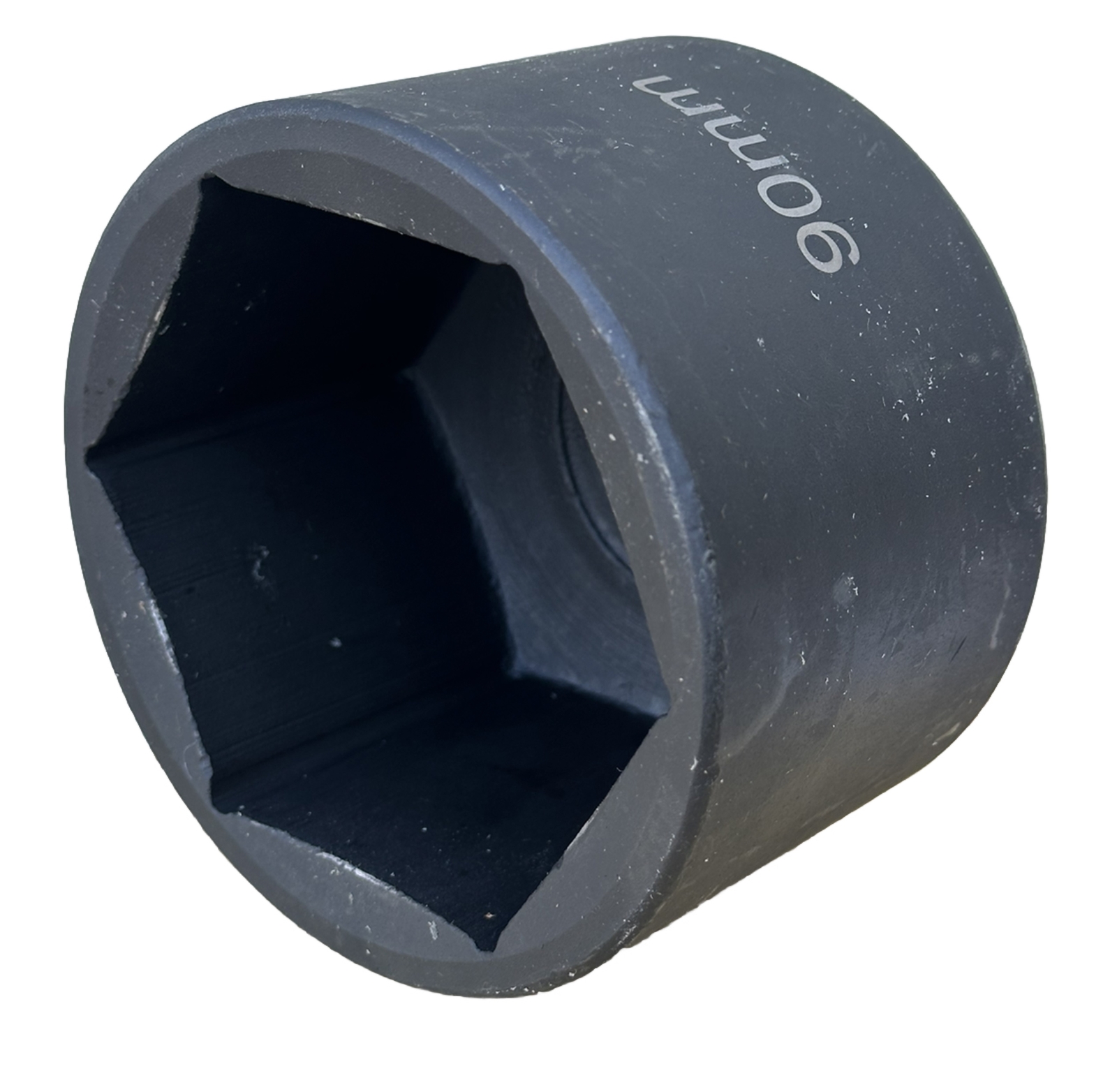 1” Drive 90mm Shallow Jumbo Impact Socket 6pt Cr-Mo Machinery Lug Nuts Removal - Image 3