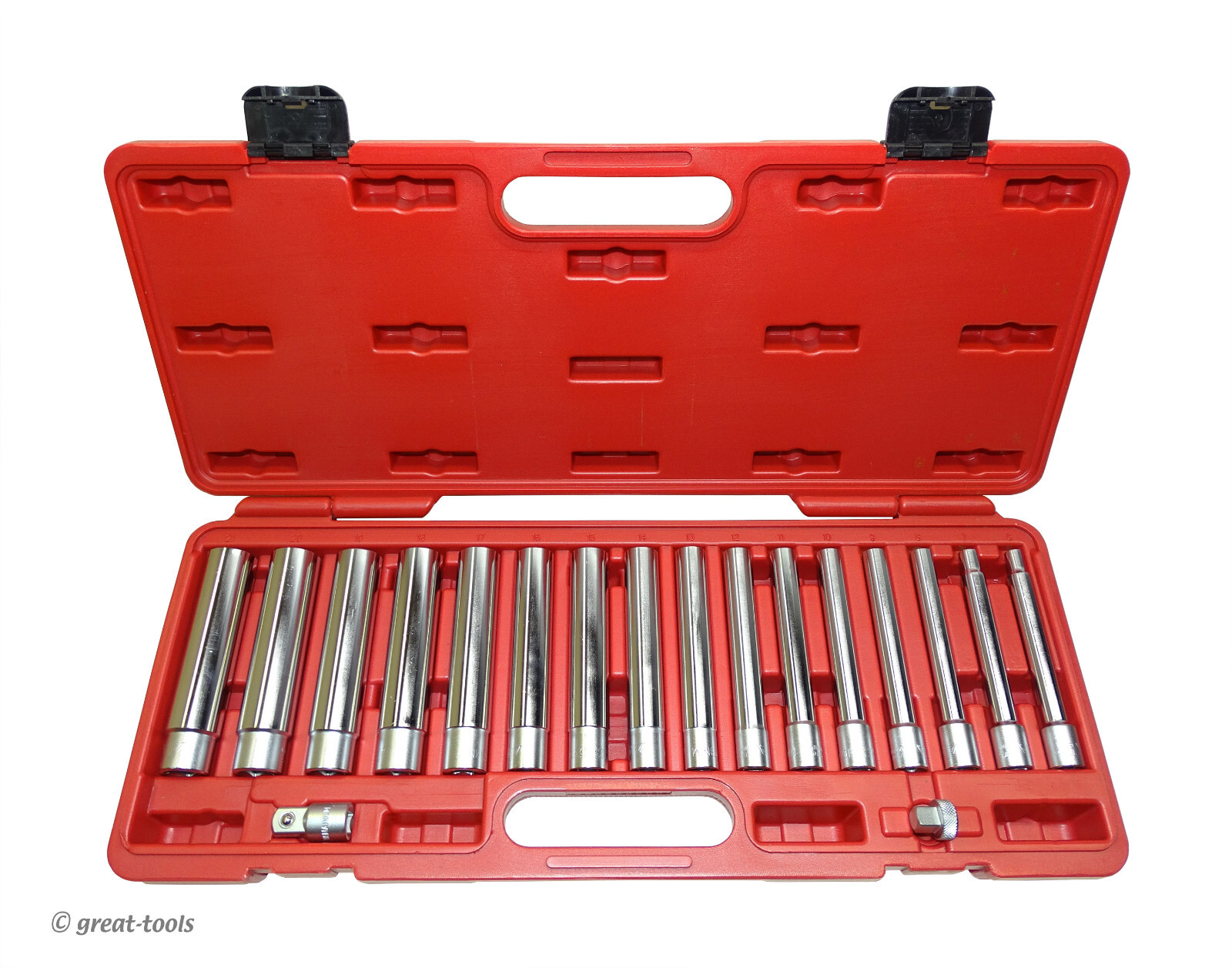 EXTRA DEEP METRIC SOCKET SET – mm – master set – specialty automotive hand tools