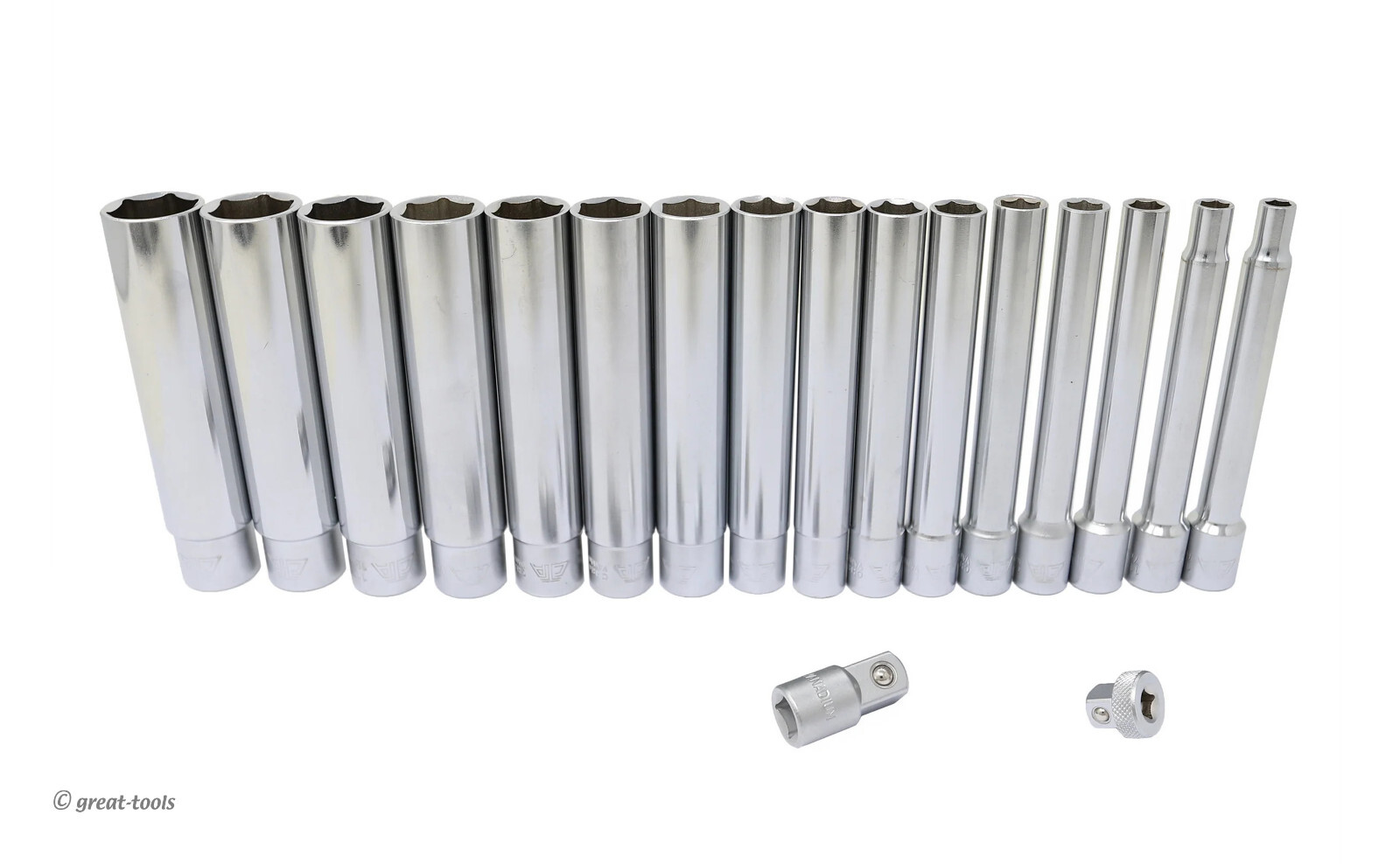 EXTRA DEEP METRIC SOCKET SET – mm – master set – specialty automotive hand tools - Image 4