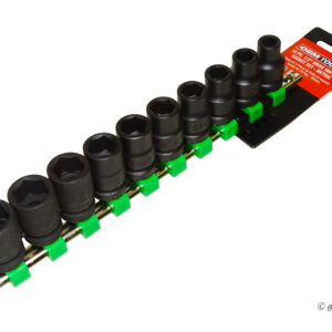 1/2” DRIVE IMPACT SOCKET SET, MM, METRIC, SHALLOW – automotive tools
