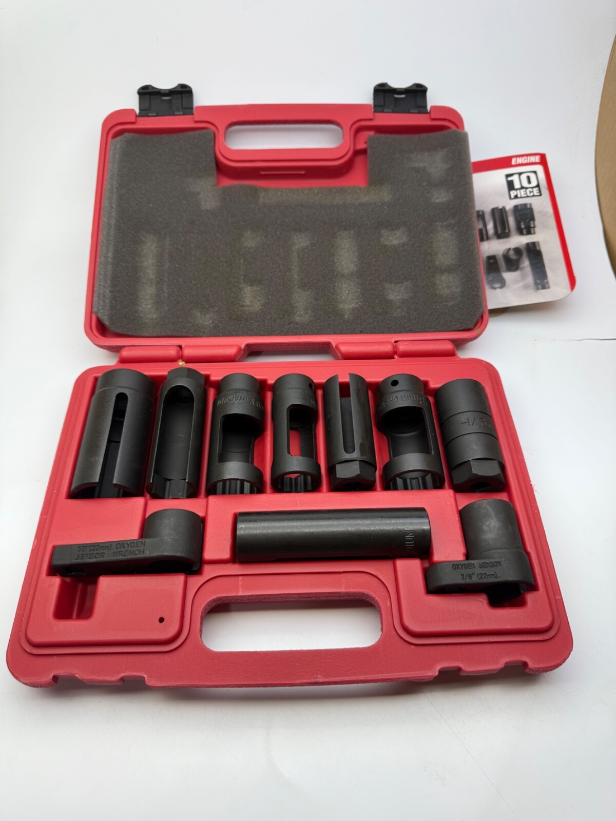 PITTSBURGH AUTOMOTIVE Oxygen Sensor and Diesel Injection Socket Set 10 PC , NEW - Image 4