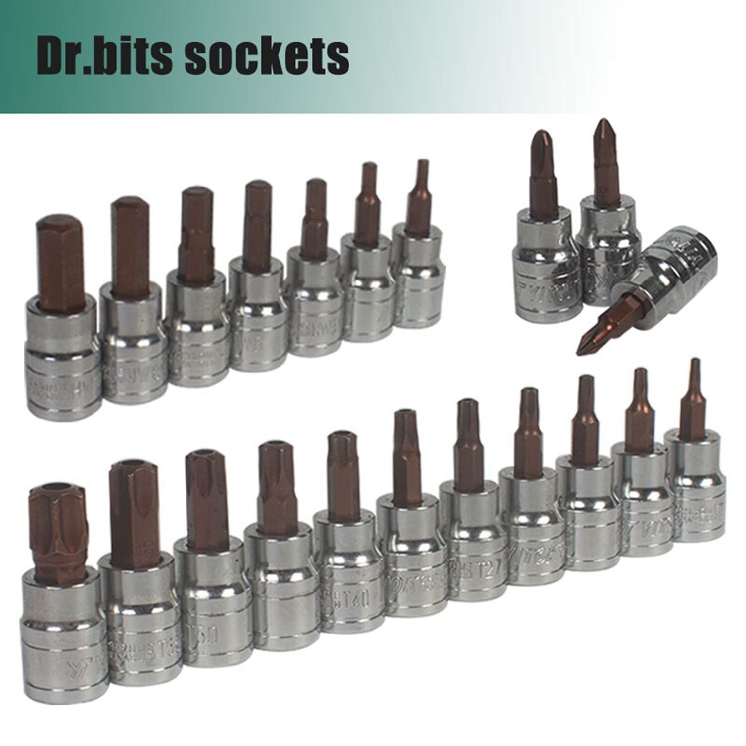 120 PCS Mechanical Tool Socket Set W/ Case Professional Automotive Repairing - Image 4