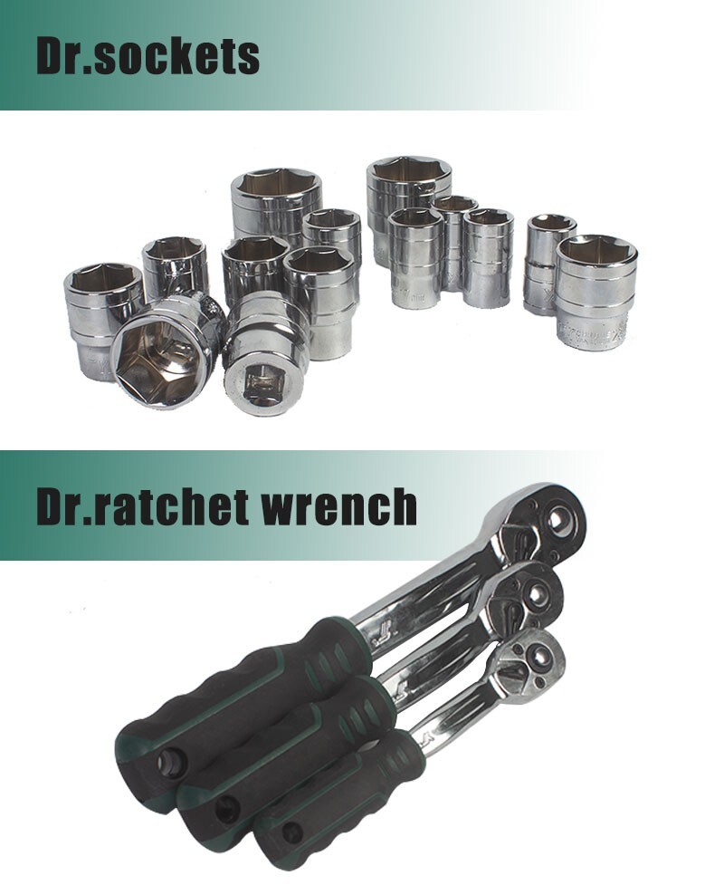 120 PCS Mechanical Tool Socket Set W/ Case Professional Automotive Repairing - Image 5