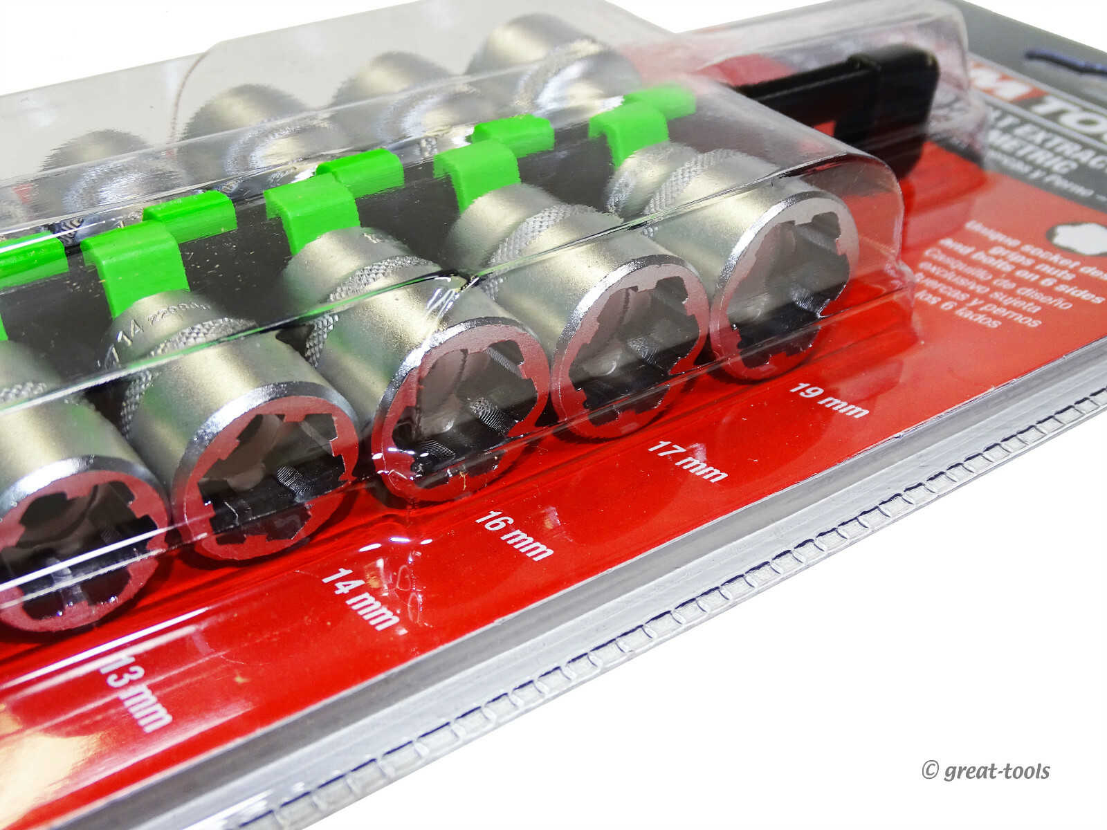 EXTRACTOR SOCKET SET – removes damaged fasteners – mm & sae automotive tools - Image 2