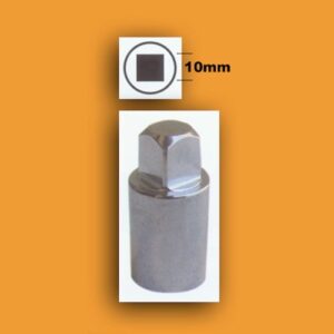 10mm Square Male Socket Drain/Fill Plug Tool Bit 3/8"drive Automotive Machinery