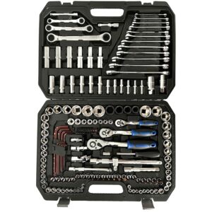 150 PCS Mechanical Tool Socket Set W/ Case Professional Automotive Repairing