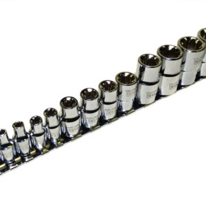 E-TORX SOCKET SET – female torx, star socket bits, reverse torx, automotive tool