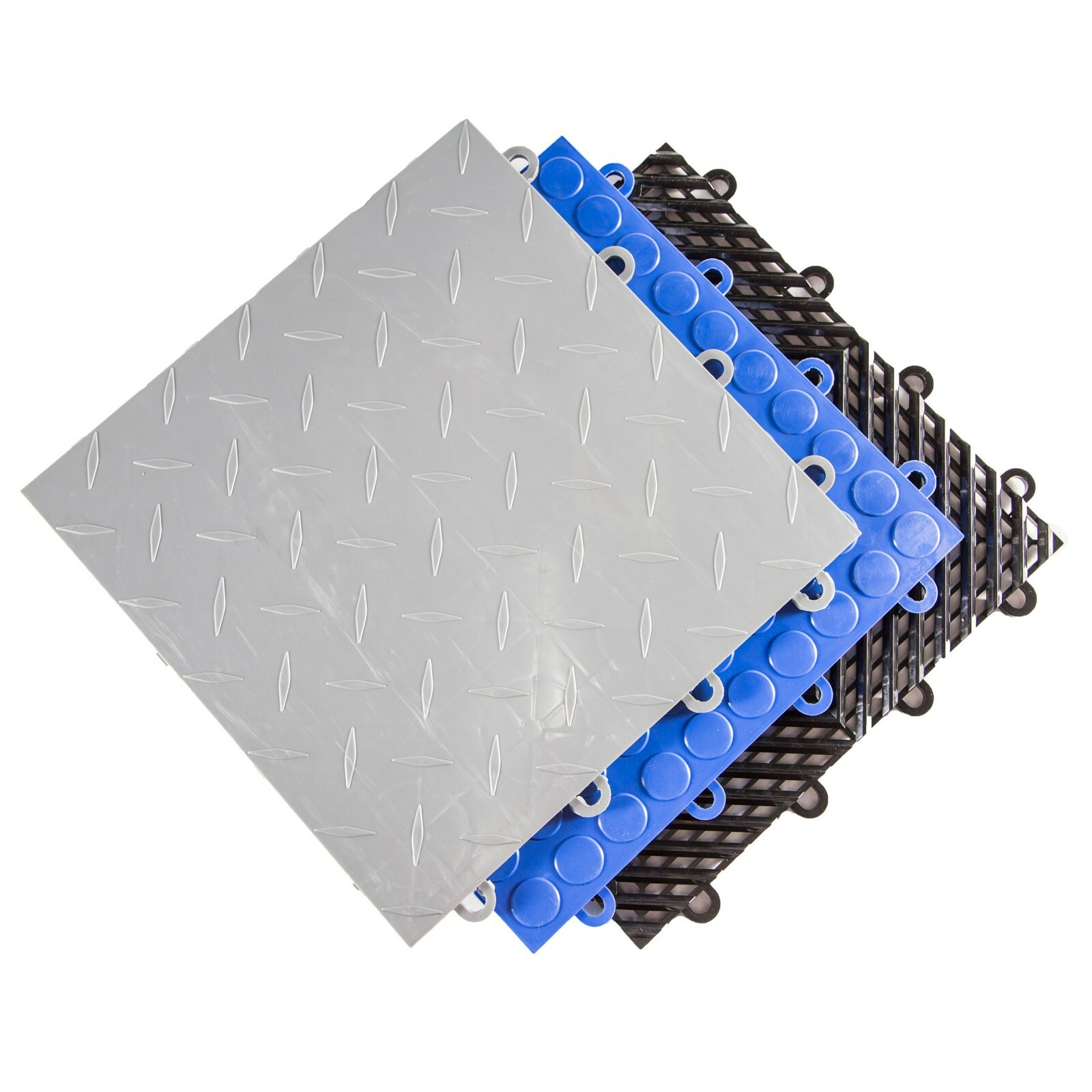 FlooringInc Nitro Diamond Interlocking Garage Floor Tiles,12" x 12", Bulk Pack - Image 5