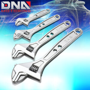4 PCS DURABLE AUTOMOTIVE REPAIR TOOL KIT 6"/8"/10"/12" ADJUSTABLE WRENCH SPANNER