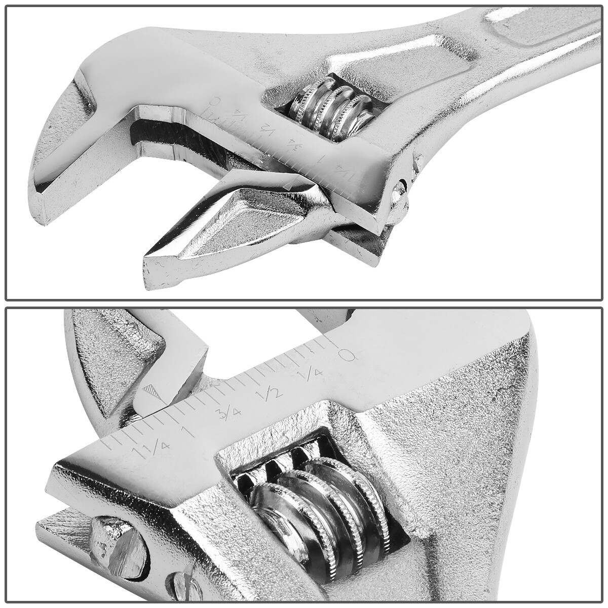4 PCS DURABLE AUTOMOTIVE REPAIR TOOL KIT 6"/8"/10"/12" ADJUSTABLE WRENCH SPANNER - Image 4