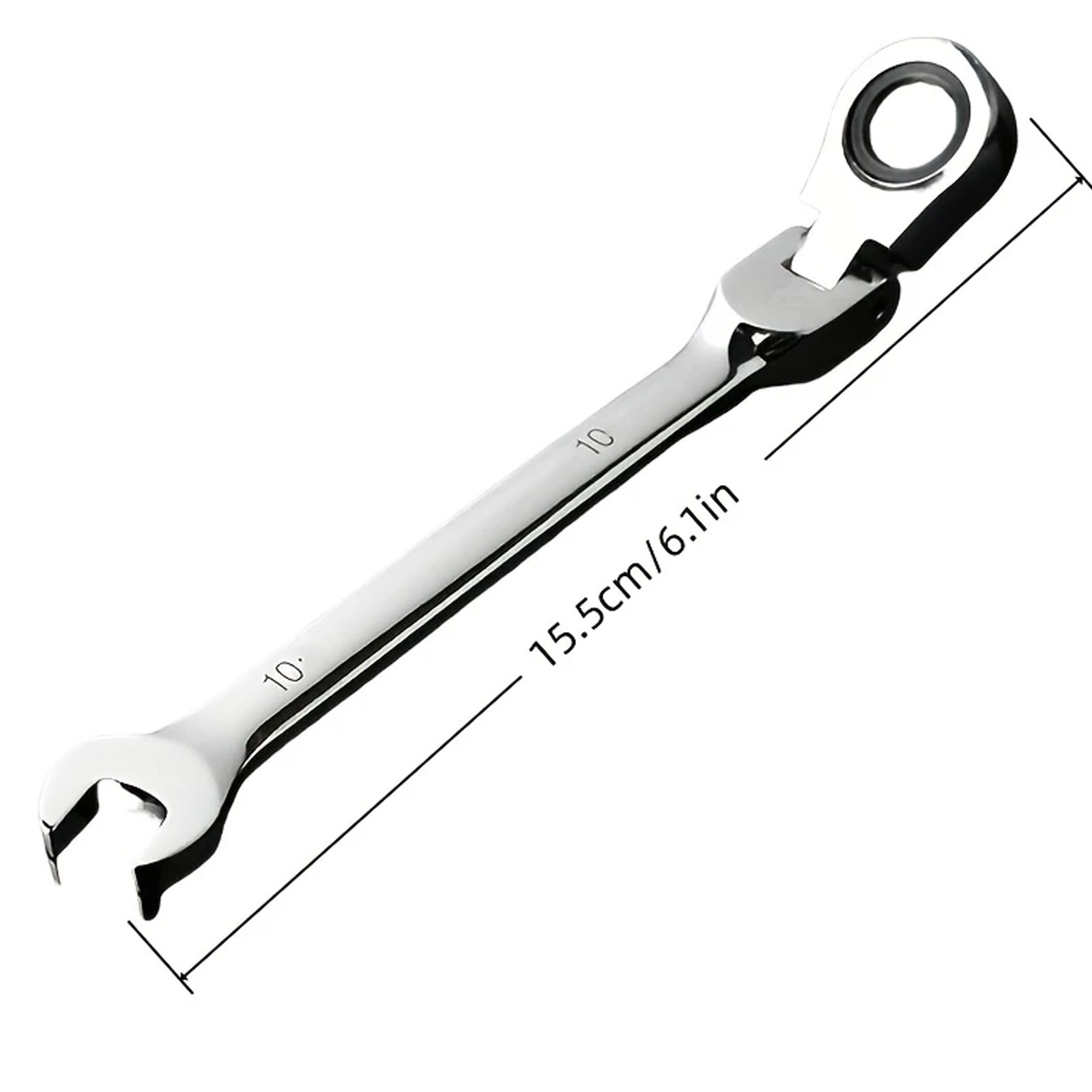 10mm Multi-Function Ratchet Wrench - Suitable for Automotive and Home Repair - Image 2