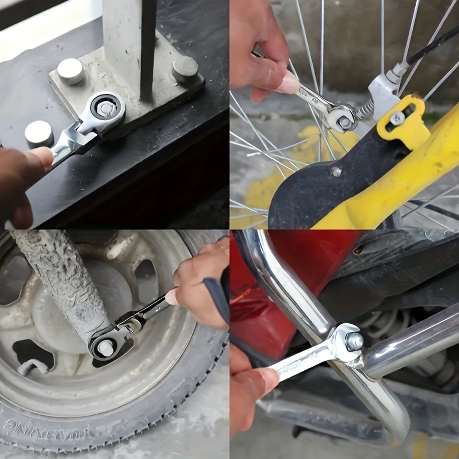 10mm Multi-Function Ratchet Wrench - Suitable for Automotive and Home Repair - Image 4