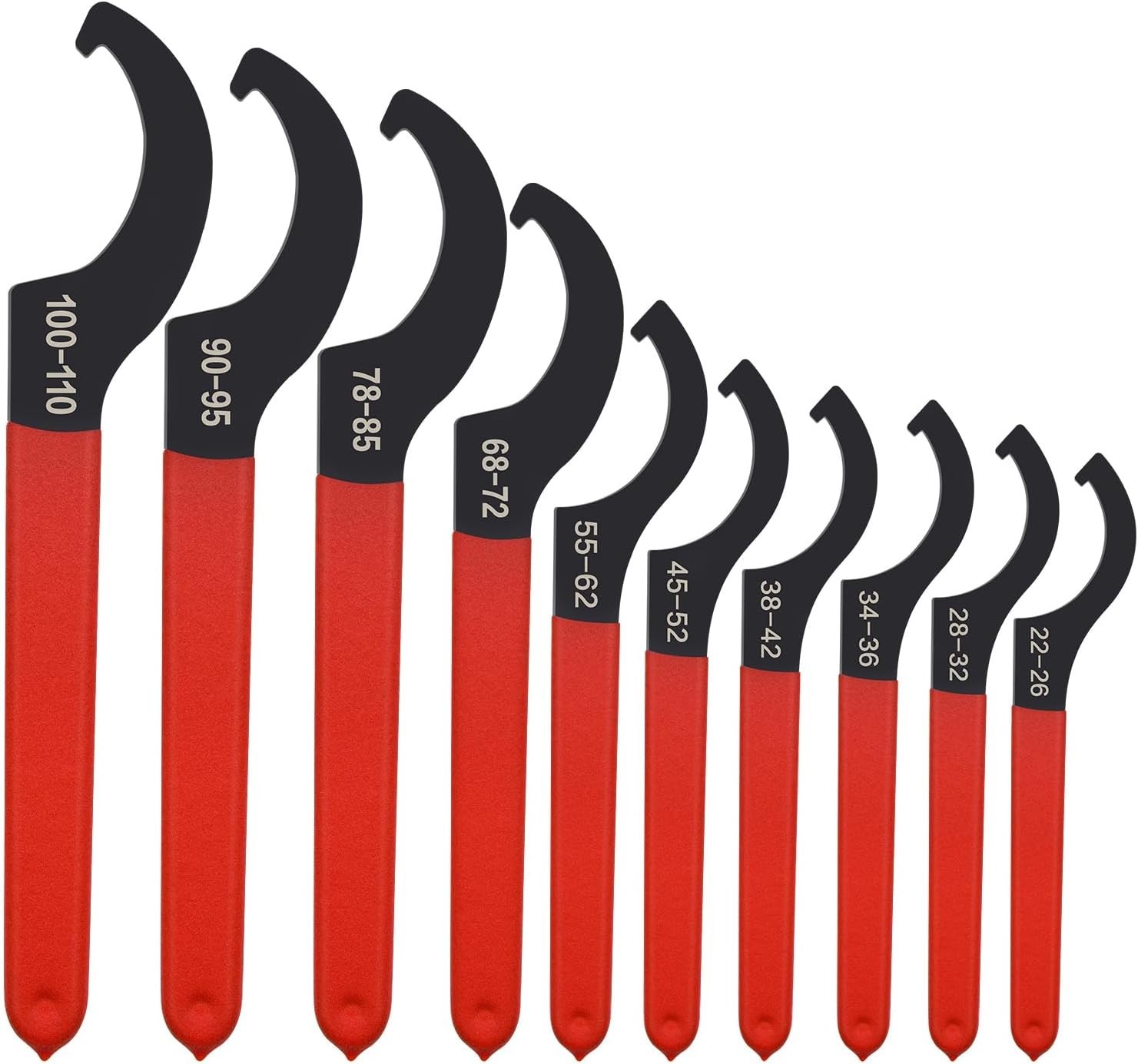 Versatile 10-Piece Spanner Wrench Set - Perfect for Automotive & Bicycle Repairs - Image 3