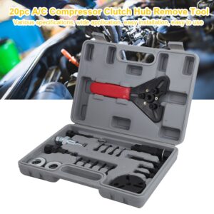 ༝20pc A/C Automotive Compressor Clutch Hub Remove Install Tool W/ Spanner