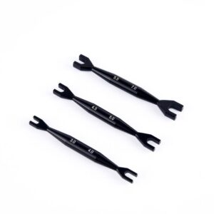 3pcs Open End Wrench Double End Spanner 3-4mm 4.5-5mm 5.5-7mm for Rc Crawler Car