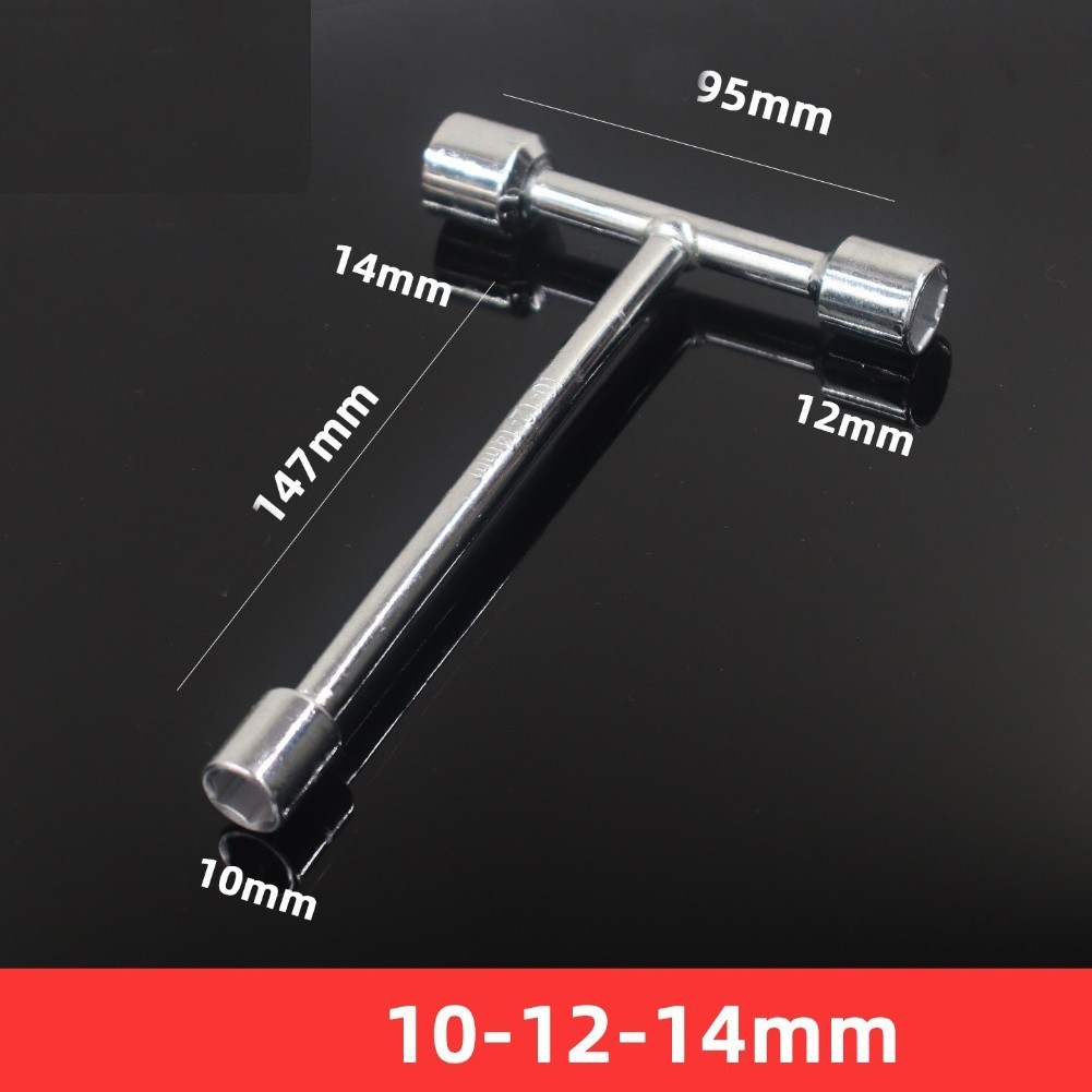 Threeprong T Handle 3 Way Socket Wrench for Automotive and Repair 819mm - Image 2
